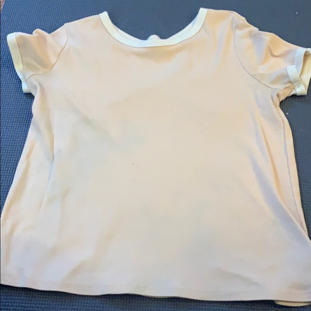 Peach colored t shirt
